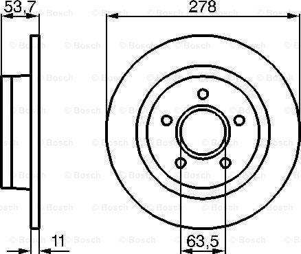 BOSCH 0 986 479 070 - Jarrulevy inparts.fi