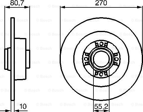 BOSCH 0 986 479 196 - Jarrulevy inparts.fi