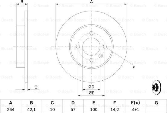 BOSCH 0 986 479 191 - Jarrulevy inparts.fi