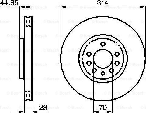 BOSCH 0 986 479 143 - Jarrulevy inparts.fi