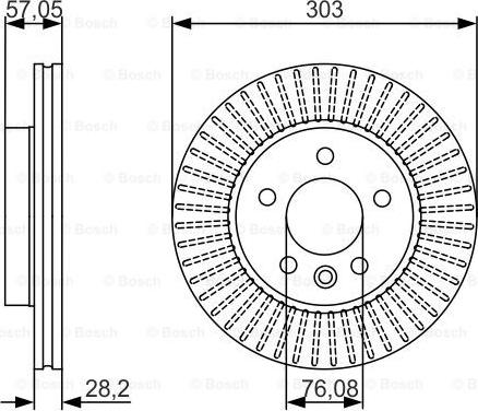 BOSCH 0 986 479 154 - Jarrulevy inparts.fi