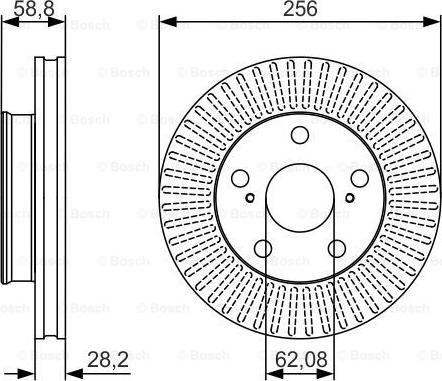 BOSCH 0 986 479 152 - Jarrulevy inparts.fi