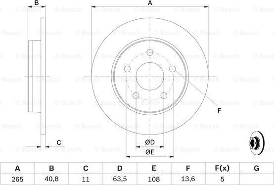 BOSCH 0 986 479 169 - Jarrulevy inparts.fi