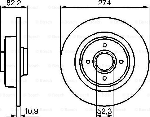 BOSCH 0 986 479 108 - Jarrulevy inparts.fi