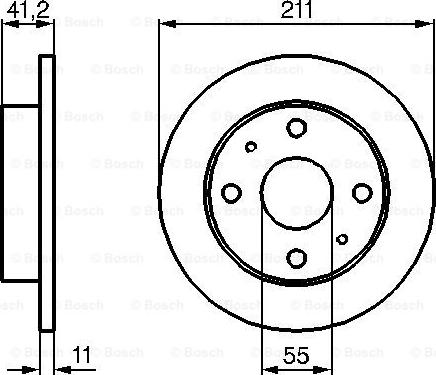 BOSCH 0 986 479 119 - Jarrulevy inparts.fi