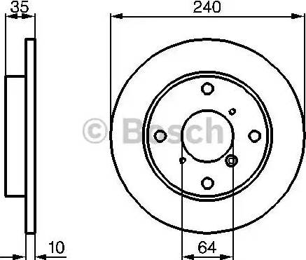 BOSCH 0 986 479 110 - Jarrulevy inparts.fi