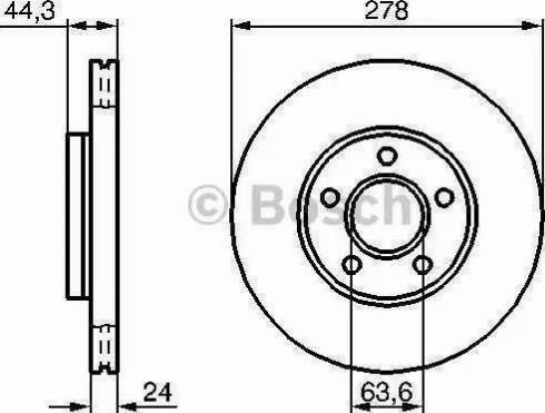 BOSCH 0 986 479 112 - Jarrulevy inparts.fi