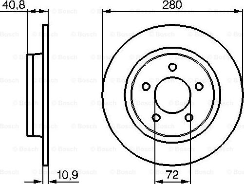 BOSCH 0 986 479 181 - Jarrulevy inparts.fi