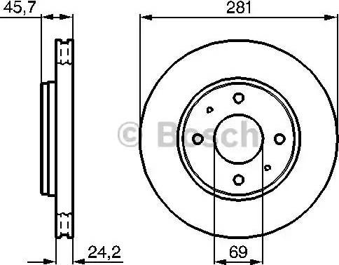 BOSCH 0 986 479 139 - Jarrulevy inparts.fi