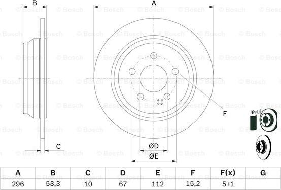 BOSCH 0 986 479 138 - Jarrulevy inparts.fi