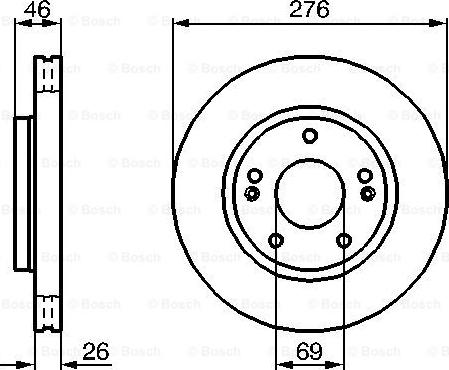 BOSCH 0 986 479 124 - Jarrulevy inparts.fi