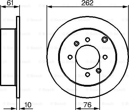 BOSCH 0 986 479 125 - Jarrulevy inparts.fi