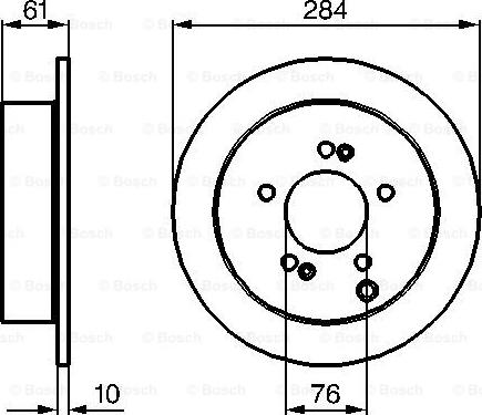 BOSCH 0 986 479 126 - Jarrulevy inparts.fi