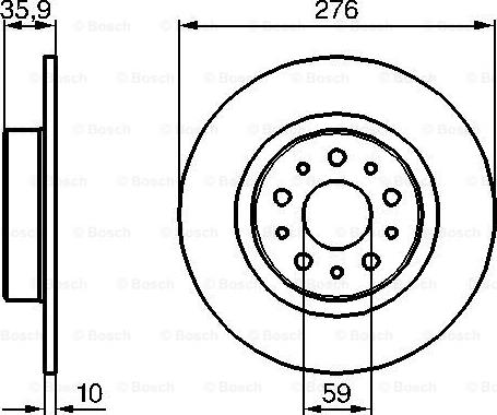 BOSCH 0 986 479 120 - Jarrulevy inparts.fi