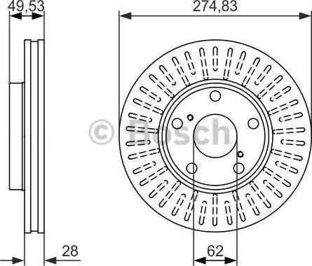 BOSCH 0 986 479 893 - Jarrulevy inparts.fi