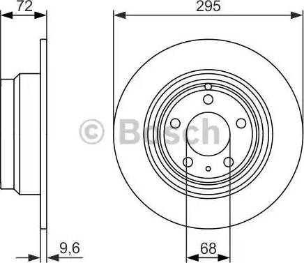 BOSCH 0 986 479 892 - Jarrulevy inparts.fi