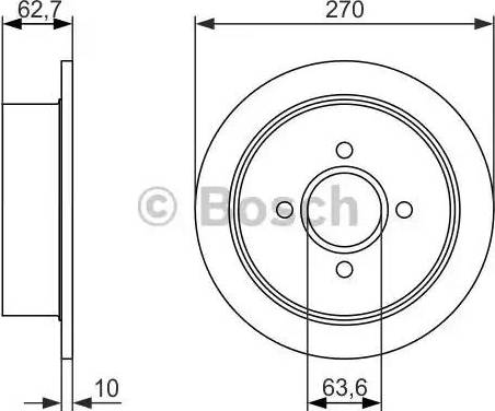 BOSCH 0 986 479 897 - Jarrulevy inparts.fi