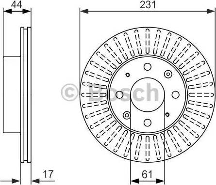 BOSCH 0 986 479 841 - Jarrulevy inparts.fi