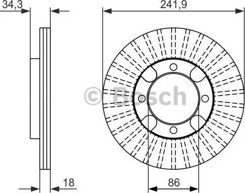 BOSCH 0 986 479 847 - Jarrulevy inparts.fi