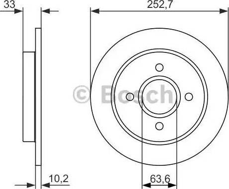 BOSCH 0 986 479 859 - Jarrulevy inparts.fi