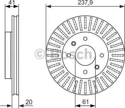 BOSCH 986478276 - Jarrulevy inparts.fi