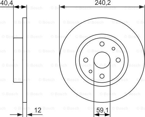 BOSCH 0 986 479 858 - Jarrulevy inparts.fi