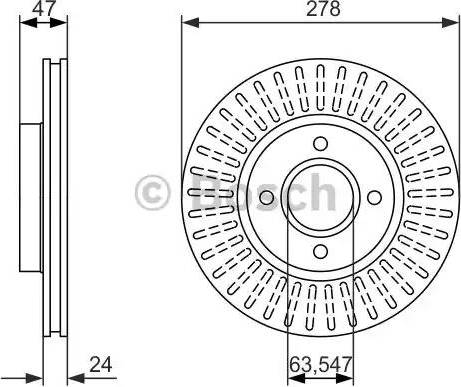 BOSCH 0 986 479 864 - Jarrulevy inparts.fi