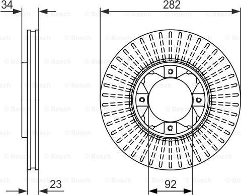 BOSCH 0 986 479 868 - Jarrulevy inparts.fi