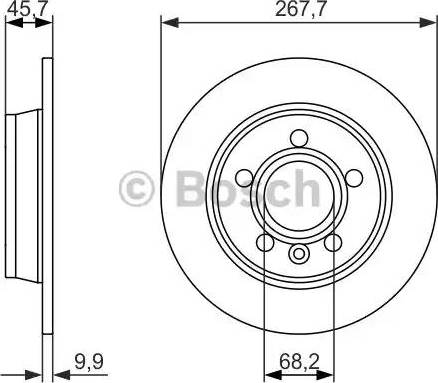 BOSCH 0 986 479 863 - Jarrulevy inparts.fi