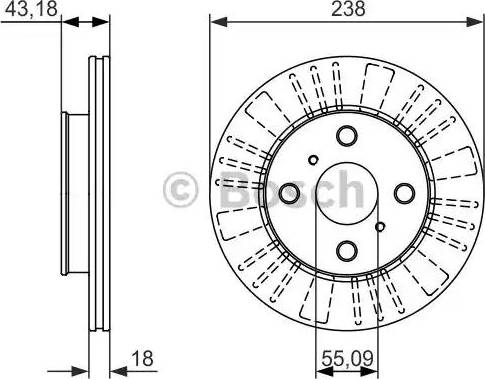 BOSCH 0 986 479 867 - Jarrulevy inparts.fi