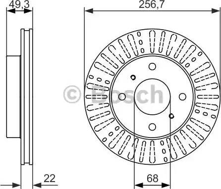 BOSCH 0 986 479 881 - Jarrulevy inparts.fi