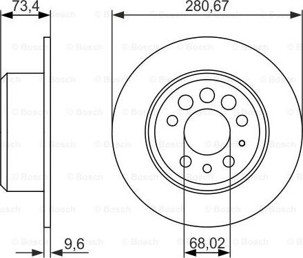 BOSCH 0 986 479 835 - Jarrulevy inparts.fi