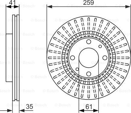 BOSCH 0 986 479 833 - Jarrulevy inparts.fi