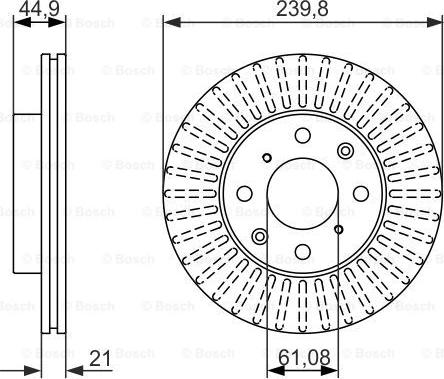 BOSCH 0 986 479 832 - Jarrulevy inparts.fi