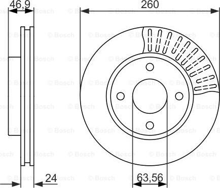 BOSCH 0 986 479 837 - Jarrulevy inparts.fi