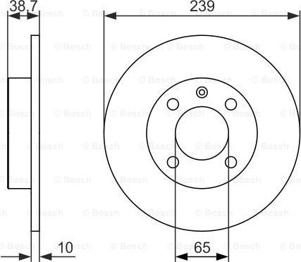 BOSCH 0 986 479 824 - Jarrulevy inparts.fi