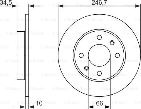 BOSCH 0 986 479 827 - Jarrulevy inparts.fi