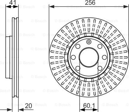 BOSCH 0 986 479 876 - Jarrulevy inparts.fi