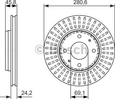 BOSCH 0 986 479 872 - Jarrulevy inparts.fi