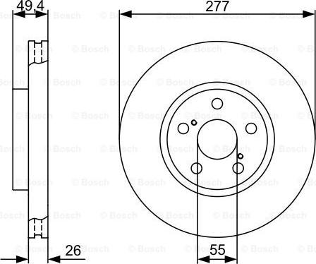 BOSCH 0 986 479 340 - Jarrulevy inparts.fi