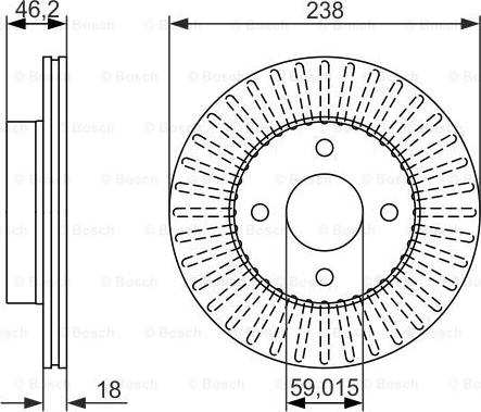 BOSCH 0 986 479 354 - Jarrulevy inparts.fi