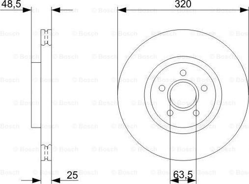 BOSCH 0 986 479 310 - Jarrulevy inparts.fi