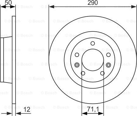 BOSCH 0 986 479 311 - Jarrulevy inparts.fi