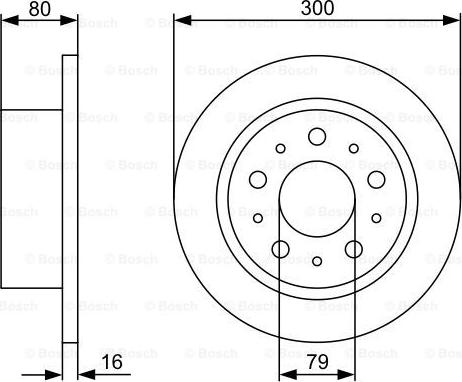 BOSCH 0 986 479 317 - Jarrulevy inparts.fi