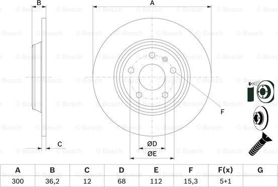 BOSCH 0 986 479 382 - Jarrulevy inparts.fi