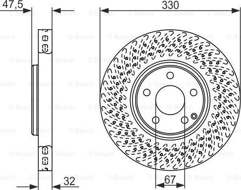 BOSCH 0 986 479 334 - Jarrulevy inparts.fi