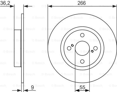 BOSCH 0 986 479 335 - Jarrulevy inparts.fi