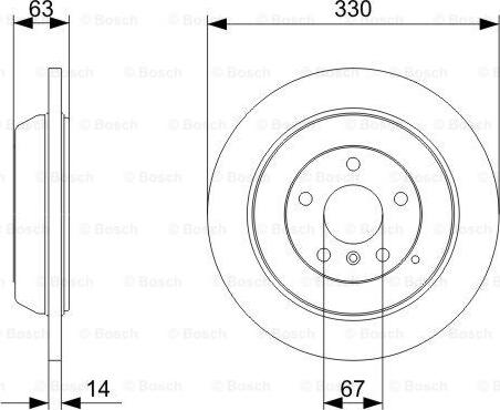 BOSCH 0 986 479 330 - Jarrulevy inparts.fi