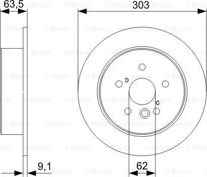 BOSCH 0 986 479 C02 - Jarrulevy inparts.fi