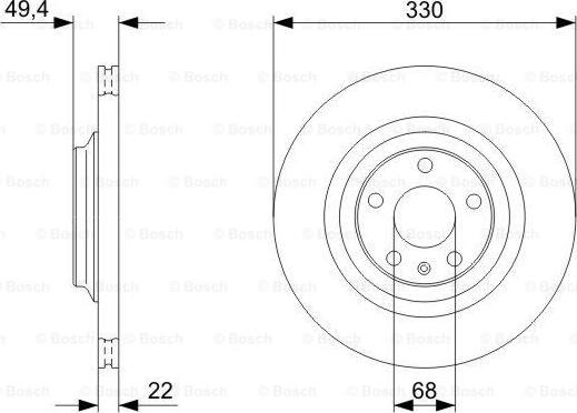 BOSCH 0 986 479 299 - Jarrulevy inparts.fi